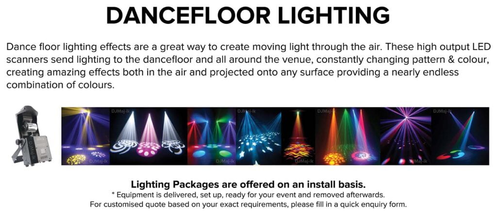 Dancefloor Lightning