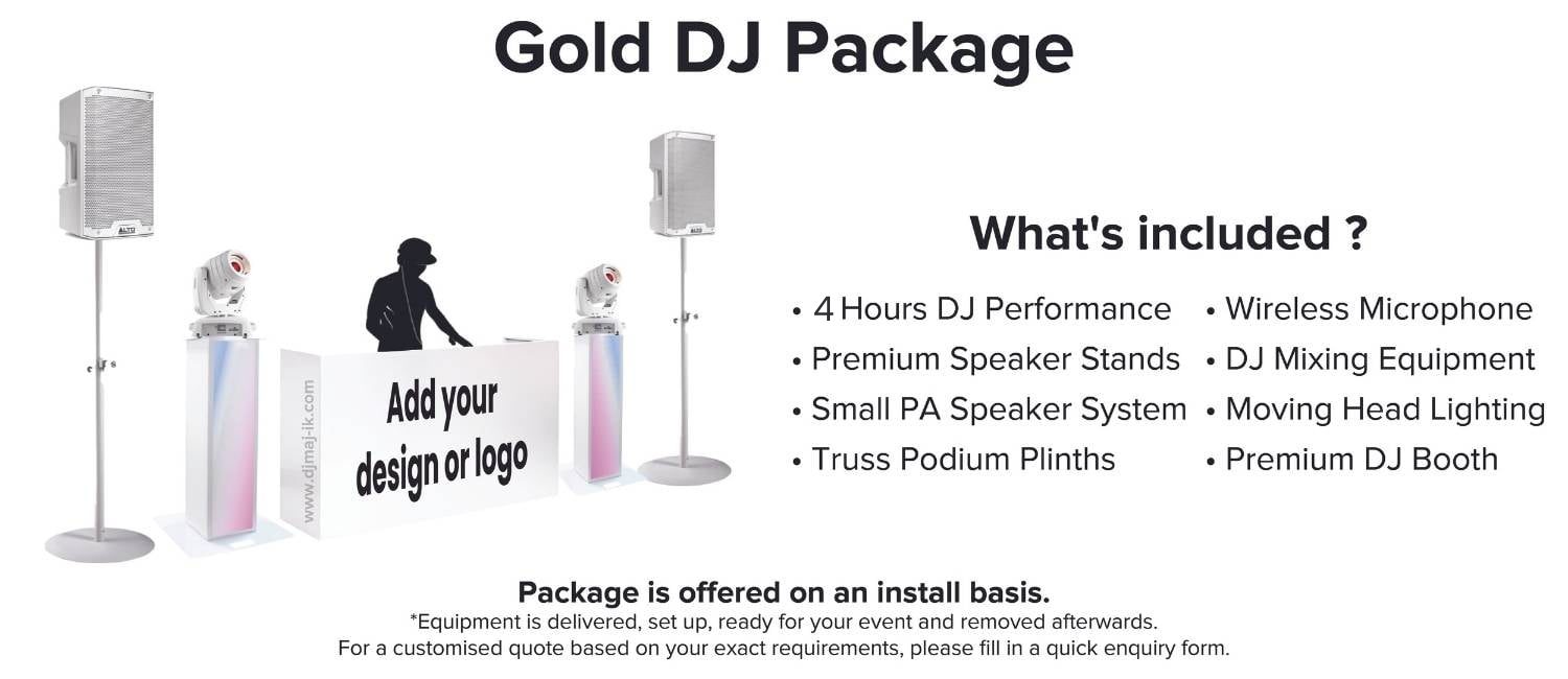 Gold DJ Package Details